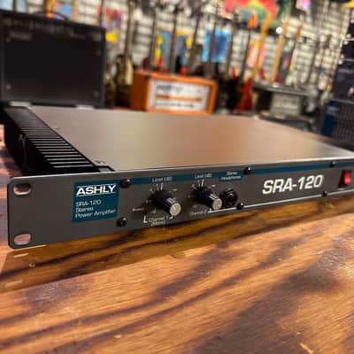 Ashly SRA-120 SS Amp 2000’s - Black image 2