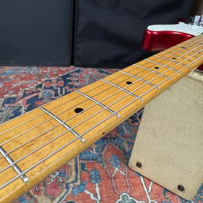 1994 Fender Toploader Fujigen Model TL43 Telecaster - Candy Apple Red image 12