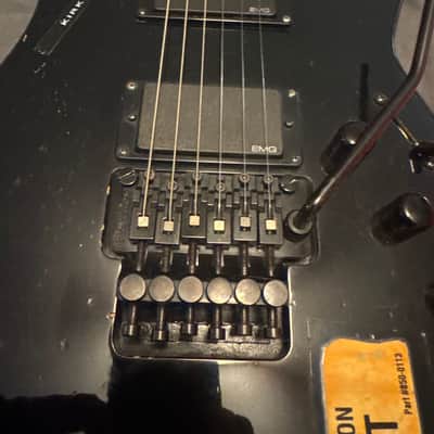 ESP ESP Original Series Kirk Hammett KH-2 Vintage Distressed Black w/case 1995-2019 - DISTRESSED image 7