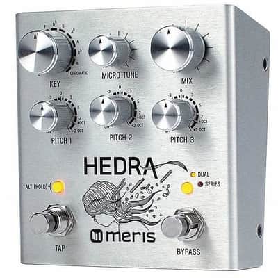 Meris Hedra 2020 Silver, 3-Voice Rhythmic Pitch Shifter (Authorized Dealer) image 1