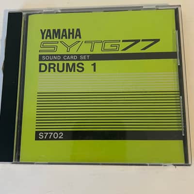 Yamaha SY/TG77 Drums1 sound card set s7702