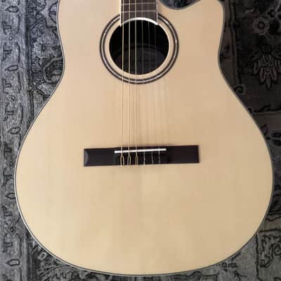 Ovation Guitar Applause Balladeer Plus Spruce Top Acoustic Electric Nylon String image 2