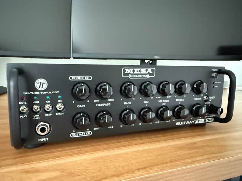 Mesa Boogie Subway TT-800 2-Channel 800-Watt Bass Amp Head 2020 - Present - Black image 1