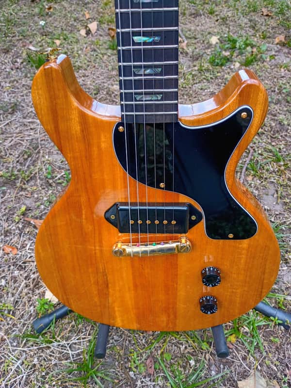 Korina Les Paul Junior Double Cut 2017 - Natural image 1