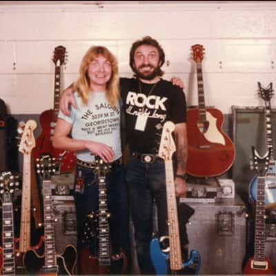 ESP The Phoenix Firebird Custom Shop EX IRON MAIDEN ARTIST OWNED TOUR GUITAR Jackson lawsuit headstock! Gibson body! Floyd Rose! image 10
