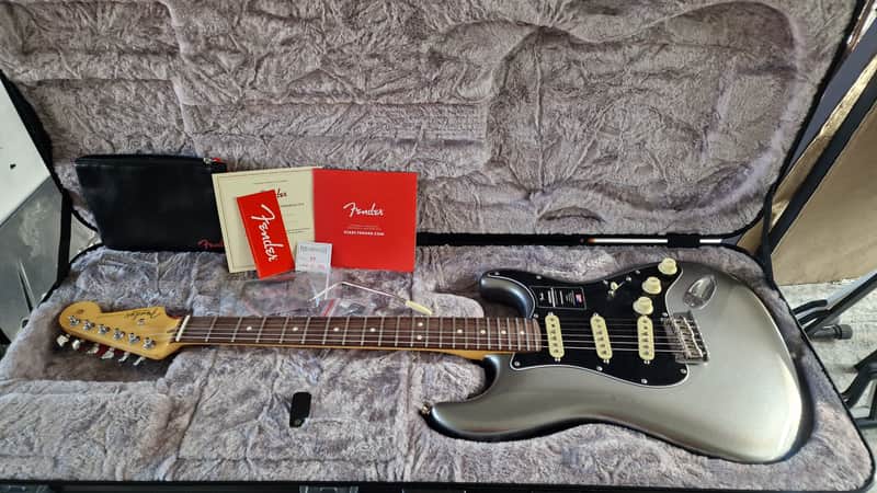 Fender American Professional II Stratocaster Mercury Rosewood USA Guitar image 1