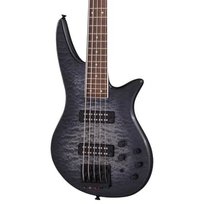 Jackson X Series Spectra Bass SBXQ V - Transparent Black Burst (999) image 6