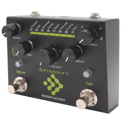 Mosky SPINDRIFT Digital Delay with TAP Guitar Effect Pedal 8 Mode Metal Shell image 3