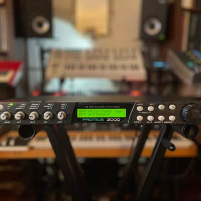 E-MU Systems Proteus 2000 Rackmount 128-Voice Sampler Module 1999 - Black image 1