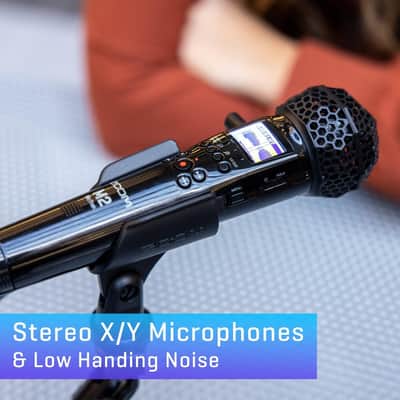 Zoom M2 MicTrak with 32-Bit Float, X/Y Mic Capsule, Stereo Mode, Mono Mode, Normalization, On-Board Monitoring, Battery Powered, For Musicians, Podcasters, and ENG image 3
