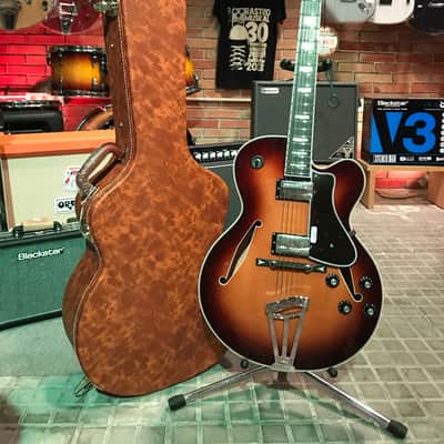 Guitarra de caja Fujigen FGN Masterfield Jazz HH Jazz Burst image 23
