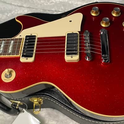 NEW! Gibson Custom Shop Limited Edition 1976 Les Paul Deluxe Reissue VOS Red Sparkle - 9.2lbs - G07565 image 8