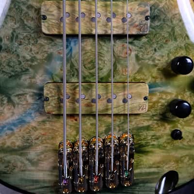Used Ibanez SR Prestige 5-string Bass Guitar w/Case - River Canyon image 15