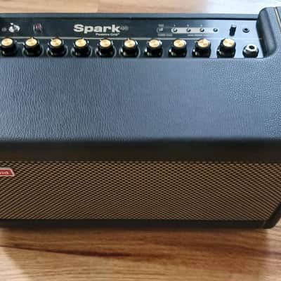 Positive Grid Spark 40 40-Watt 2x4" Modeling Guitar Combo Black with Carry Bag - Mint image 1
