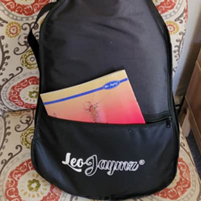 Leo Jaymz ‘Black Tea’ Deluxe LP Electric Guitar w/Gigbag image 6