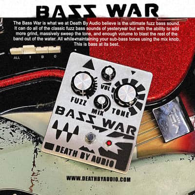 Death By Audio Bass War 2024 - Present - Silver / Black image 5