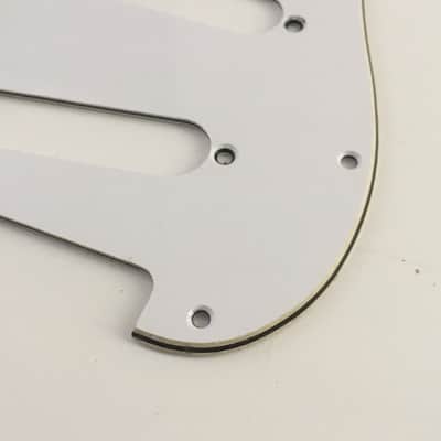 Vintage Spec Fender Old Style Guitar Lefty Strat Pickguard 3-ply Aged Relic 62RI image 4