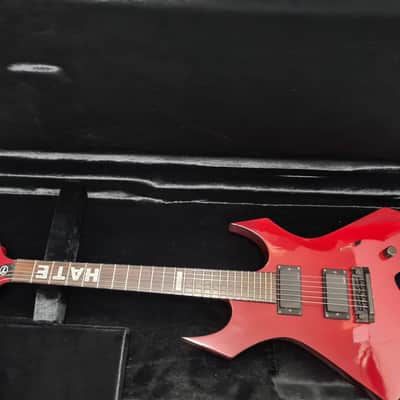 B.C. Rich Mick Thomson "7" Signature NJ Red *RARE* + EMG 81/85 + Hardcase image 23