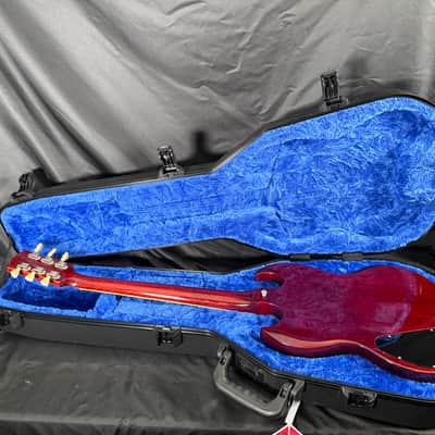 Vintage 1968 Gibson SG Standard "Large Guard" with Maestro Vibrola - Cherry w/OHSC image 11