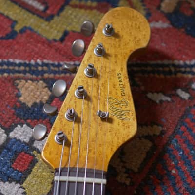 MB Guitars 62-S  2024 - Fiesta Red Hardtail image 9