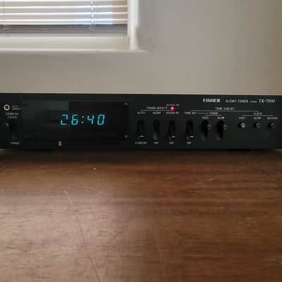 Vintage Fisher TR-7000 Audio Timer Rack Mount Hi-Fi Component Working Fluorescent Display image 2