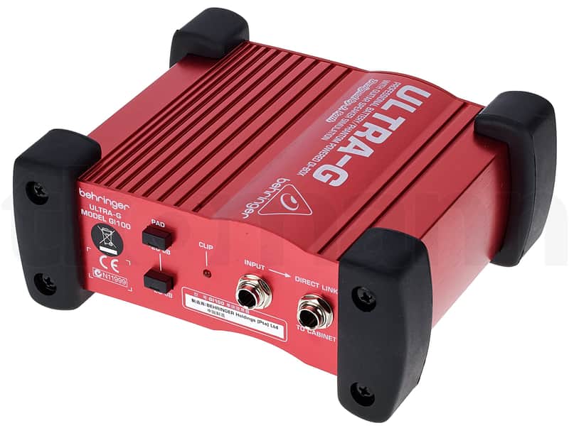 Behringer Ultra-G GI100 1-channel Guitar Direct Box with Guitar SpeakerEmulation image 1