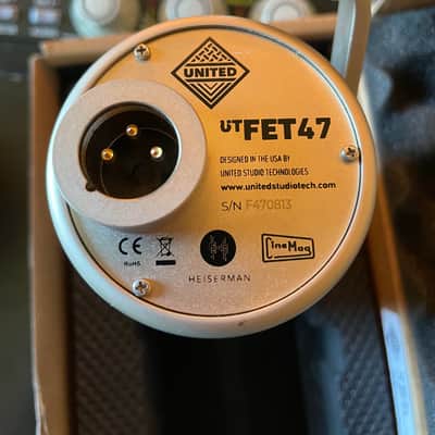United Studio Technologies UT FET47 Large Diaphragm Cardioid Condenser Microphone 2020 - Present - Nickel image 4