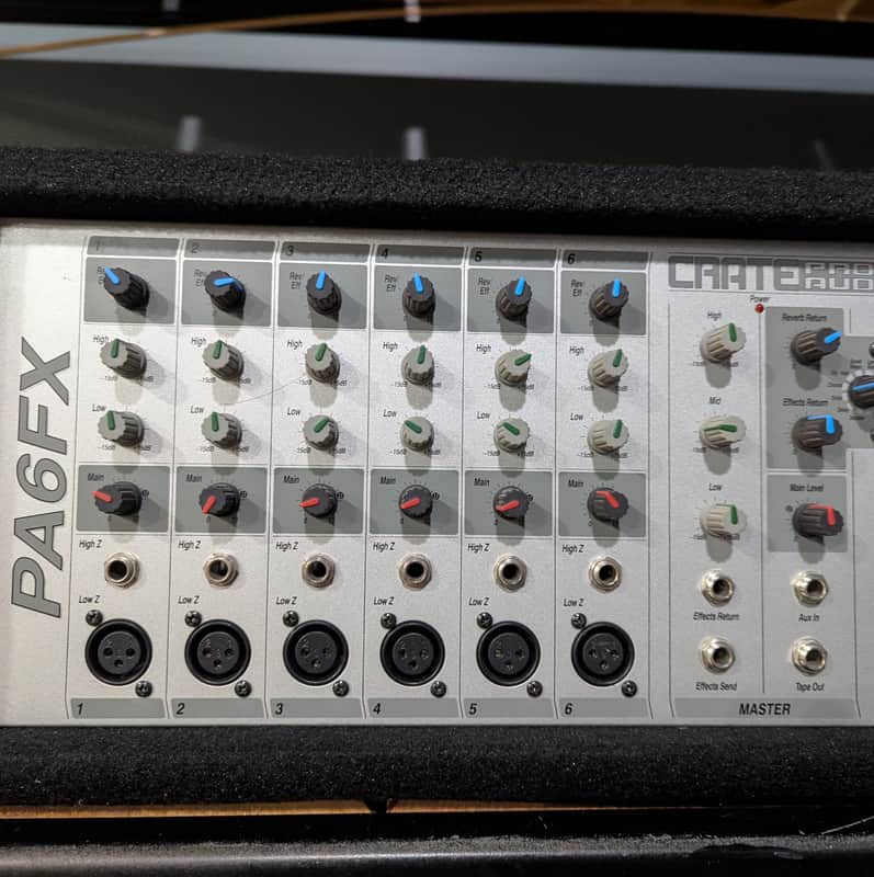 Crate PA6FX 6 Channel Powered Mixer image 1