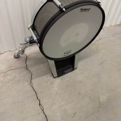 Roland KD-140 V-Kick 14" Bass Drum Trigger Pad 2010s - Black Chrome image 6