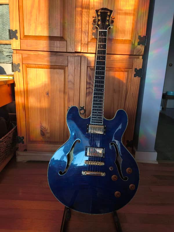 Eastman T186MX 2008 - Rare Nitro Blue image 1