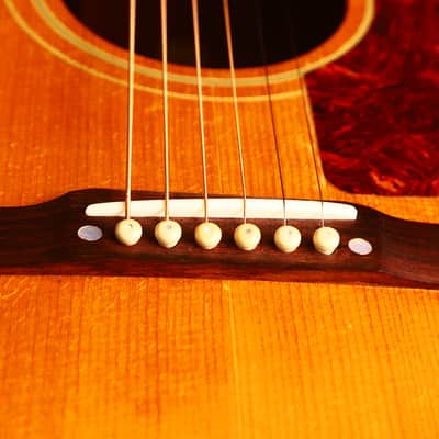 Gibson Country Western 1955 Acoustic Guitar - Iconic round-shoulder vintage sound with collector quality and Gilmour vibe - check video! image 14