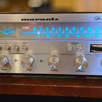 Mint Marantz 2226B with Full Electronic Restoration and Original Walnut Cabinet image 1