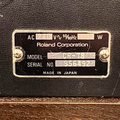 Roland CR-78 CompuRhythm 1970s - CUSTOM ENCLOSURE - Serviced image 5