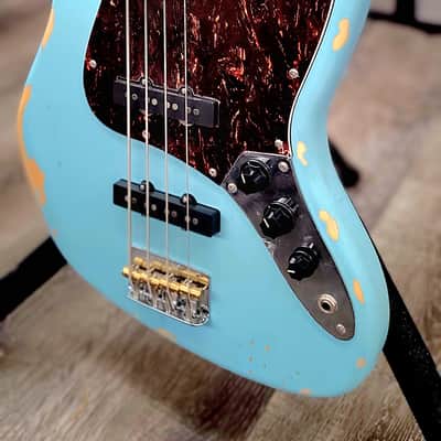 AIO J-Bass Relic - Sonic Blue GS-001 image 11