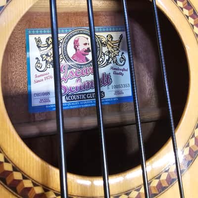 Oscar Schmidt OB100-N Acoustic/Electric Bass 2010s - Natural image 2