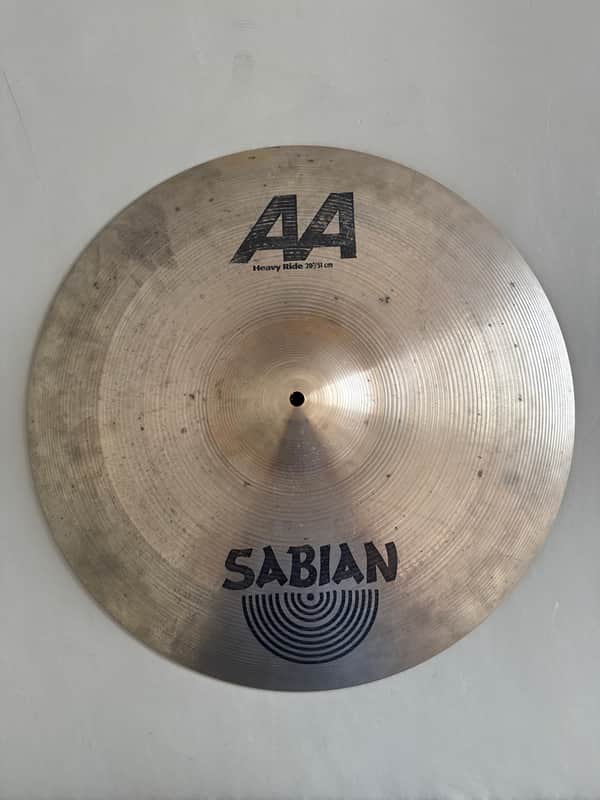 Sabian 20" 2890g AA Medium Heavy Ride Cymbal 1985 - 2001 - Natural image 1