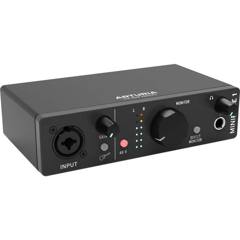 Arturia MiniFuse 1 USB Audio Interface, Black image 1