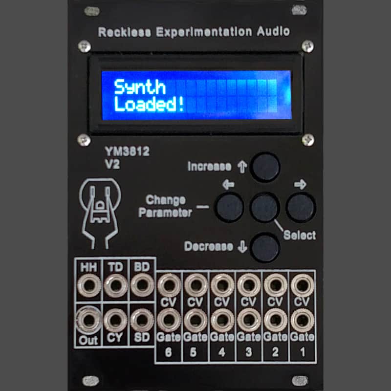 YM3812 V2 Eurorack module by Reckless Experimentation Audio image 1