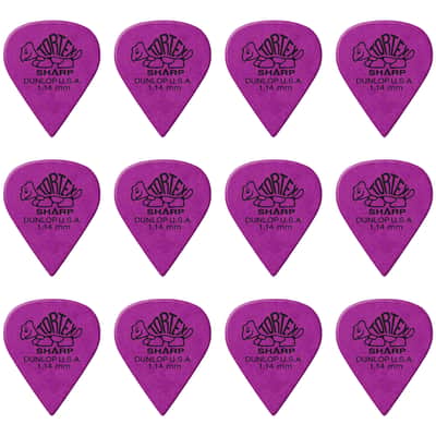 412P114 Tortex Sharp 1,14mm Sachet de 12 Dunlop image 1