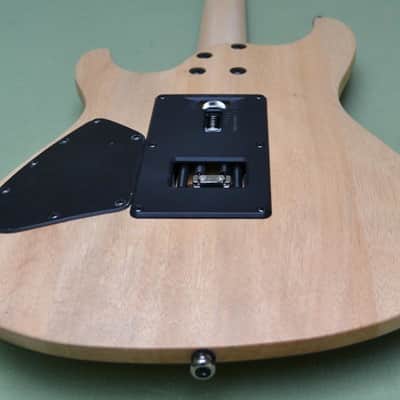 Ibanez S-Series S770PB Poplar Burl Natural Flat Guitar with Wizard II 3 Piece Maple Neck image 8