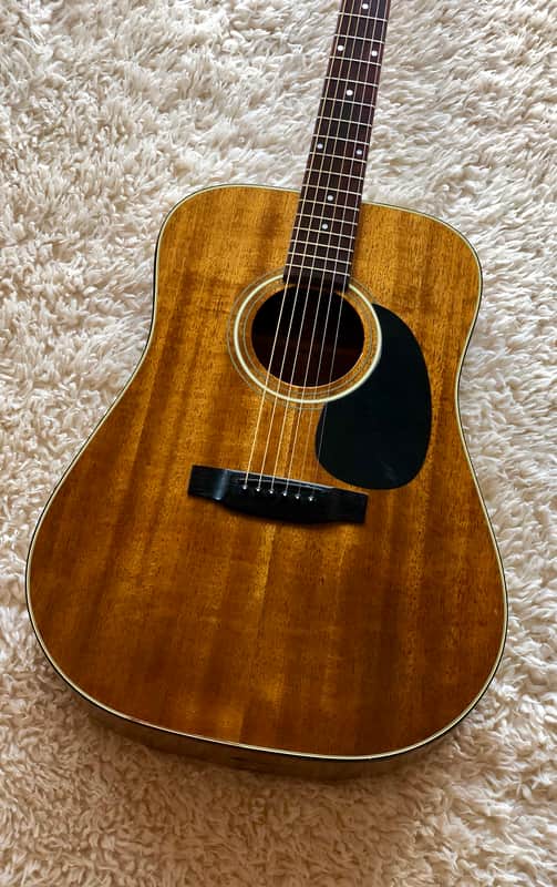 Sigma Martin DM-3M Acoustic Guitar 1980's Natural Mahogany image 1