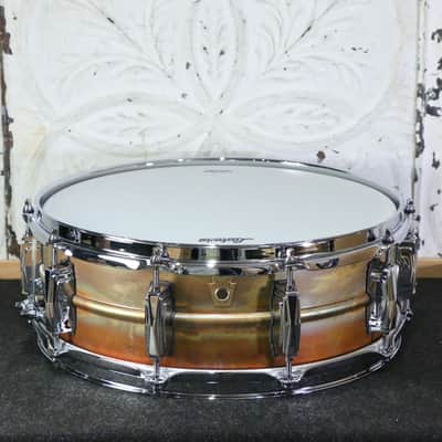 Ludwig Raw Bronze Phonic LB550R Snare Drum 14X5in image 1