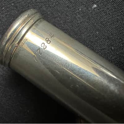 Wm. S Haynes Sterling Silver Flute, CL G#, 1942 image 10