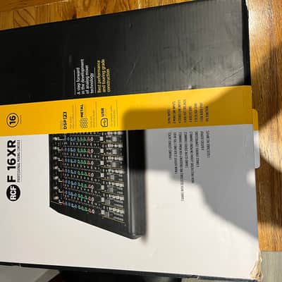 RCF F 16XR 16-Channel USB Mixer with DSP Effects 2020s - Black image 4