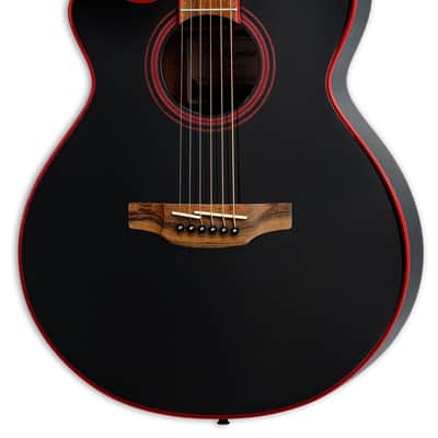 Takamine GF49CELH CB Cosmic Black Sparkle image 1