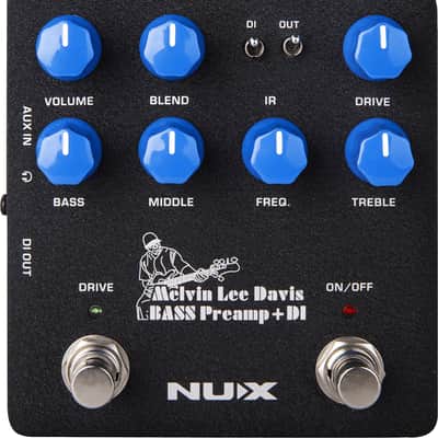 NUX Melvin Lee Davis Bass Preamp + DI StompBox | Cabinet Simulator | NBP-5 image 1