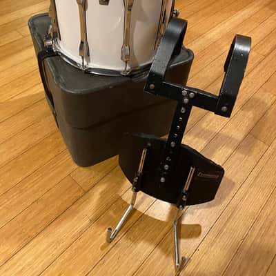 Ludwig 12" x 14" White Wood Marching Snare Drum w/ Case and Carrier image 2