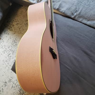 IBANEZ AV8CE-AFP | Full "Thermo Aged" Mahogany top sides & back | Antique Flamingo Pink | Serial No. 1X-01 CD191116747 image 14