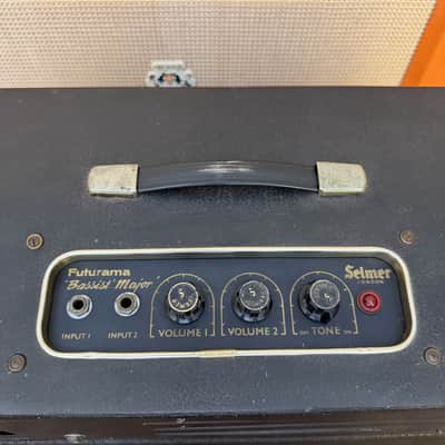 Vintage 1960s Selmer Futurama Bassist Major Valve Amplifier Head & 1x12 Cabinet image 8
