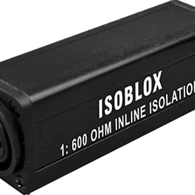 RapCo IsoBlox 600OHM 1:1 Signal InLine Isolation XLR Plug Box for Mic Microphones image 3